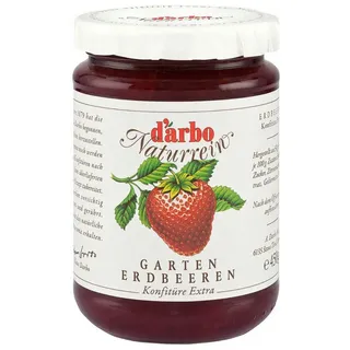 d'arbo Darbo Konfitüre Naturrein Extra Garten Erdbeeren 450G