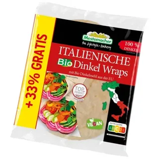Mestemacher Italienische Dinkel Wraps bio