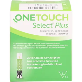 ONETOUCH Select Plus Blutzucker Teststreifen 50 St.