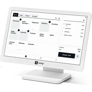 SumUp POS Lite Kassensystem – Einfaches All-in-One Kassensystem mit Touchscreen, Artikelverwaltung, Lagerbeständen & Umsatzstatistiken – Keine Monatsgebühren, Ideal für Einzelhandel & Gastronomie