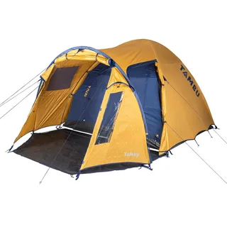 tambu Setu Kuppelzelt Blau/Gelb