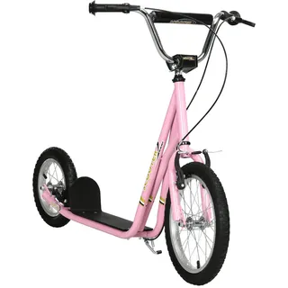Homcom Kinderroller 16 Zoll Rosa
