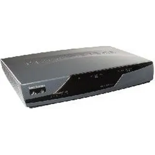 Cisco 800 857 DSL Router - 5 Anschlüsse - 4 RJ-45 Port(s) - Management-Port - Steckplätze64 MB - Fast Ethernet - ADSL - Wandmontierbar - 1 Jahr(e) - Schwarz