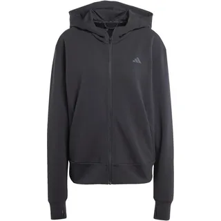 adidas Damen D4t Workout Full Zip Hooded Sweatshirt Kapuzenpullover