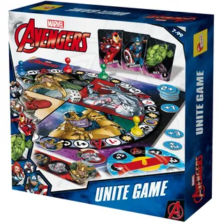 Lisciani 100910 - Brettspiel - Marvel Avengers Unite Game Thanos Revenge
