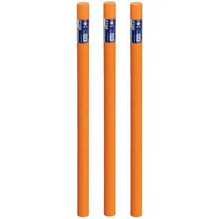 Beco - PoolNoodle Compact - PoolNudel Pool Nudel Noodle - Aqua Fitness 160cm x 7,5cm (orange, 3 Poolnudeln)