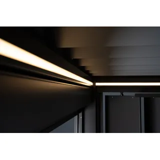 Biohort LED-Beleuchtung für Pergola 4,5 x 3,5 / 5 x 3 / 5 x 3,5 / 5,5 x 3 Warmweiß