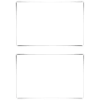 200 Blanko Visitenkarten 85x55mm Bilderdruckpapier matt 300g/qm Set Papier wählbar