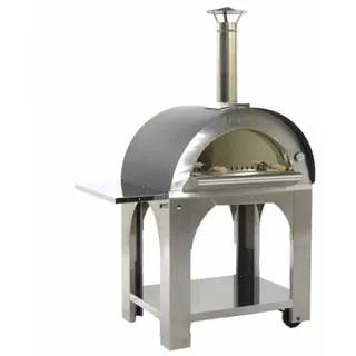 Holzpizzaofen für den Außenbereich Cibus INOX - 4 Pizzen