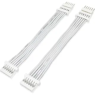 Light Solutions Light Solutions, Cable for Philips Hue LightStrip V4 - 5cm - White - 2 pcs
