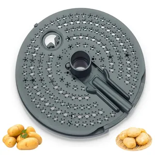 KartoffelschäLmaschine, Peeler, KartoffelschäLer, KartoffelschäLer Mit-Reibe, Karotten Und GemüSe, 14.5 X 14.5 Cm, Grau