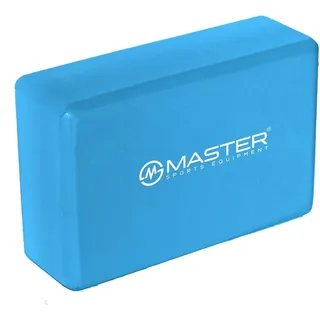 Yogablock MASTER Yoga Block 23 x 15 x 7,5 cm - blau