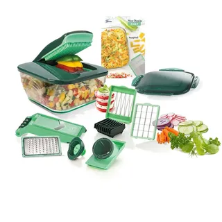 Genius Nicer Dicer Chef 15-tlg. grün Set 2