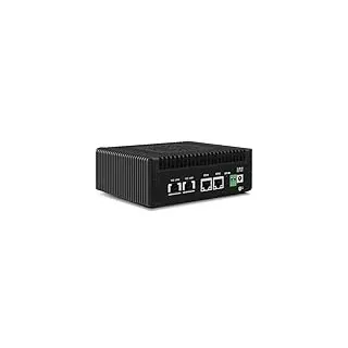 CWWK N150 Mini PC (Upgraded N100) Firewall mit 4 Port 10GbE RJ45 + 2.5GbE LAN, S7 Pro OPNsense Appliance Mini Computer, Barebone Micro PC DDR5 NO RAM/SSD/OS, Dual NVMe, USB-C, TF