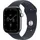 GPS+Cellular 46 mm Titangehäuse Natur Sportarmband Navyblau S/M