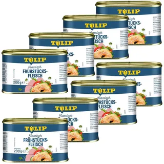 TULIP Wurstkonserve Frühstücksfleisch 200g Original Dänische Delikatesse in Konservendose, 200 g, Frühstücksfleisch