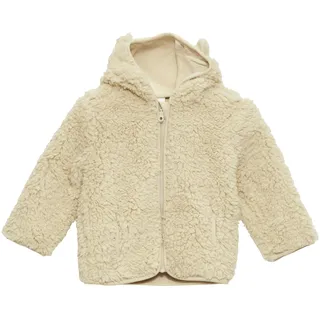 s.Oliver Plüschjacke Kapuze mit Öhrchen - beige 80