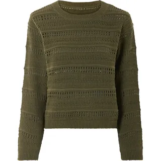 ESMARA® Damen Pullover (Khaki, XS(32/34))