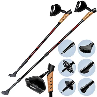 Sportana® Sportana Nordic Walking Stöcke Rot