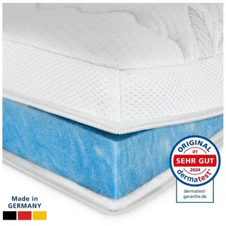 AM Qualitätsmatratzen Premium Gelschaum-Topper 90 x 200 cm