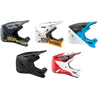 100% Status Kinder Fullface Helm-Dunkel-Grau-M