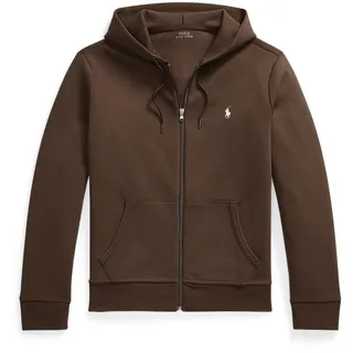 Ralph Lauren Double Knit Sweatjacke Herren Braun M
