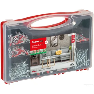 Fischer Meister-Box XL Schrauben 210 Stück