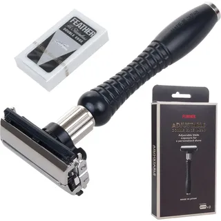 Feather Rasierer Feather DER-A Adjustable Double Edge Razor Rasierklinge-Rasierer 1Stk.