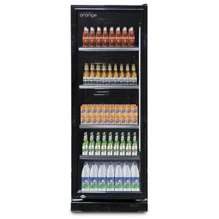 ORANGE Getränkekühlschrank (230 l, 0 mm hoch, Schwarz)