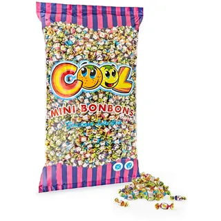 Cool Minibonbons Frucht Mix im Beutel, ca. 1350 Minibonbons, 1er Pack (1 x 3 kg)