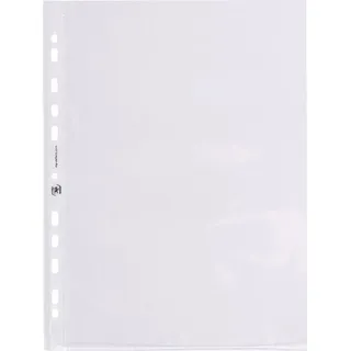 Oxford Prospekthüllen "Premium" DIN A4 glasklar glatt 0,11 mm