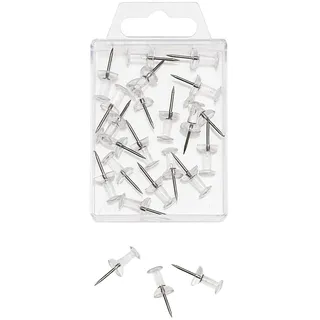 Wedo Pinnnadeln Diabolo transparent, 20 St.
