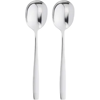 Gräwe Servierlöffel 2er Set, Edelstahl, Serie Königstein,