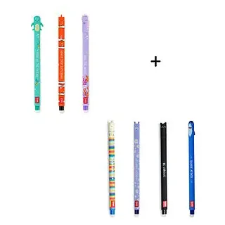 Legami Radierbare Stifte Bundle - NEU Set Under the Sea + 4 löschbare Stifte