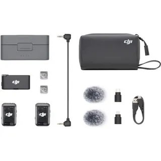 DJI Mic 2, 50 - 20000 Hz, 21 dB, 120 dB, Omnidirektional, Kabellos, Bluetooth - Schwarz