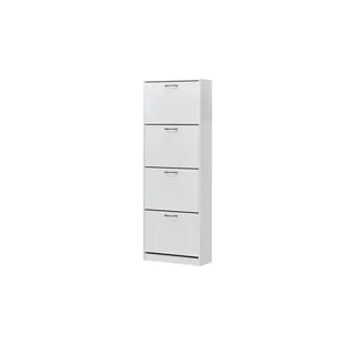 Möbel Kraft Schuhkipper 58 x 162 x 25 cm weiß