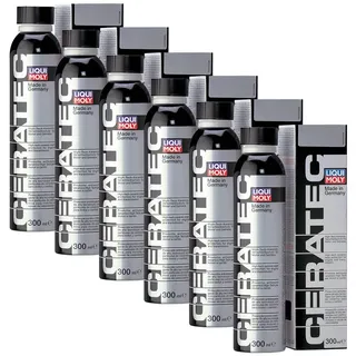 Liqui Moly 6 x Ceratec 300ml - Motorenschutz Schmieradditiv für Motoren, Getriebe, Pumpen und Kompressoren
