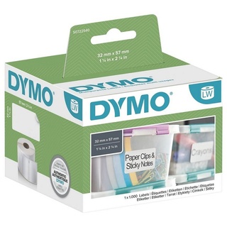 Dymo Vielzweck-Etiketten 32x57mm weiß 1000St. (11354)