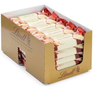 Lindt Schokolade Marzipan Riegel | 25 x 50 g Riegel im Thekendisplay | 1250 g | Pures Marzipan umhüllt von dunkler Schokolade | Schokoriegel | Schokoladen Großpackung | Schokoladengeschenk