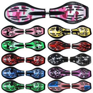 Waveboard Original Funtomia mit ABEC9 Kugellager inkl. Tasche - Bis 120kg - (Verschiedene Farbdesigns)