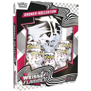 Pokémon Pokémon-Sammelkartenspiel: Ordner-Kollektion Karmesin & Purpur – Weiße Flammen (Reshiram-Ordner & 5 Boosterpacks)