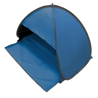 Automatisches Pop-Up-Haustierzelt, tragbare Hunde-Strandmuschel, schnell aufgebaut, Katzen-Sonnenschutz, UV-Schutz, Outdoor-Zwinger, kompaktes Reise-Haustierhaus, winddicht (Saphirblau)