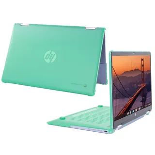 mCover Hartschalen-Schutzhülle, nur kompatibel mit HP Chromebook x360 14B-CD0000 Series Laptops (nicht für andere HP Chromebook und Windows Notebook-PCs) Grün