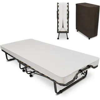 Beautissu Gästebett Klappbett Venetia 80 x 200 cm weiß