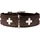 Hundehalsband Braun/Schwarz 42