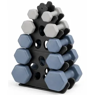 Hantelständer 5-Stufig Hantelablage Metall Hantel Ständer Kurzhantelständer A-Rahmen Dumbbell Rack