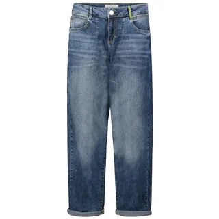 Cartoon Damen Used Look-Jeans mit Waschung Dark Blue Denim,44 - 44