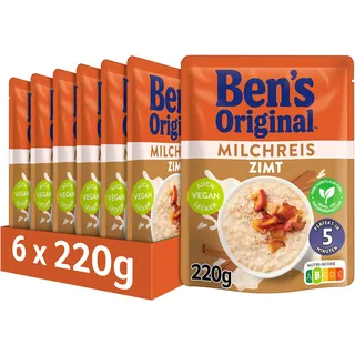 Ben's Original BEN'S ORIGINALTM Fertiggericht Milchreis Zimt 6 x 220g