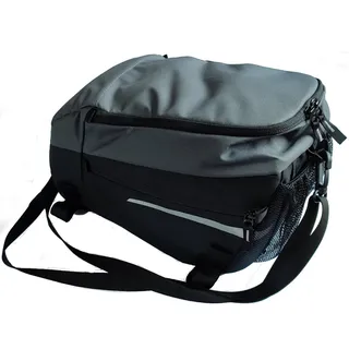 Vaude Silkroad Gepäckträgertasche schwarz/silber