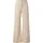 Wide Leg Jeans aus Baumwoll-Mix beige 34/30